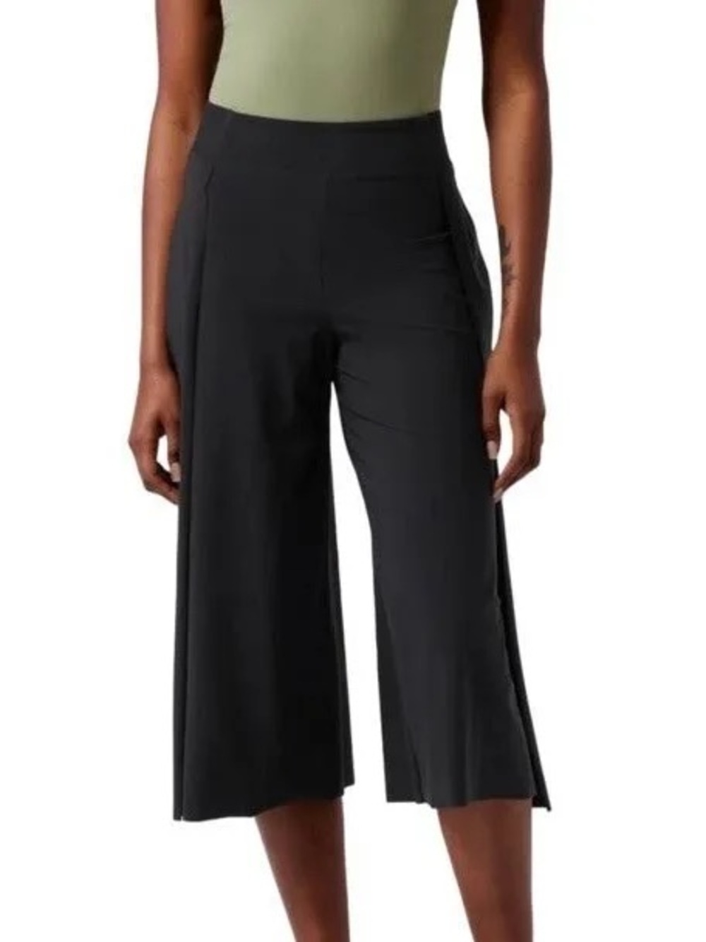 ATHLETA Cosmic Crop Pants Black Athliesure Career Sz XS